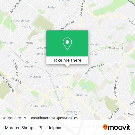 Marstee Shopper map