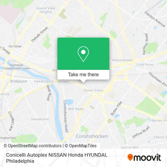 Conicelli Autoplex NISSAN Honda HYUNDAI map