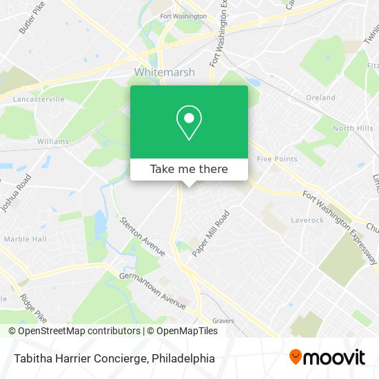 Mapa de Tabitha Harrier Concierge