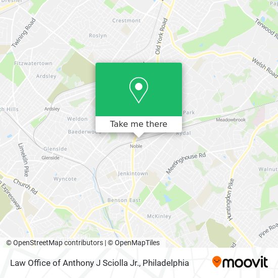 Mapa de Law Office of Anthony J Sciolla Jr.