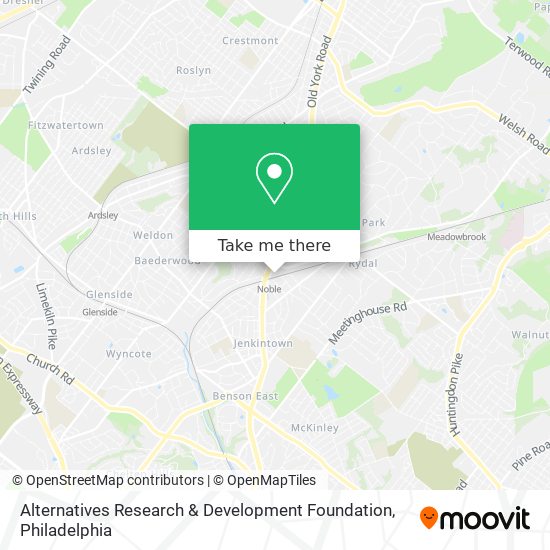 Alternatives Research & Development Foundation map