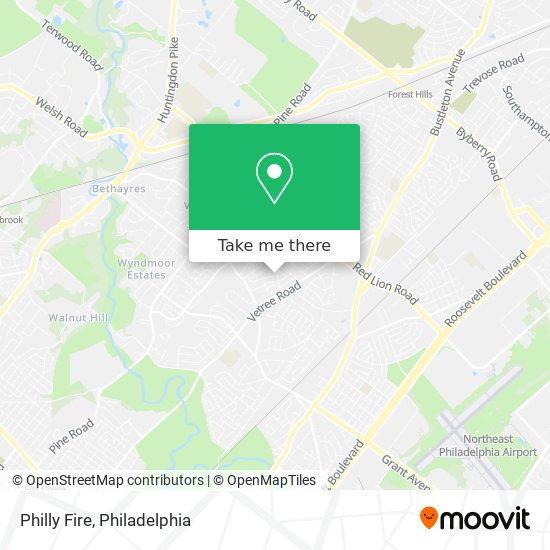 Philly Fire map