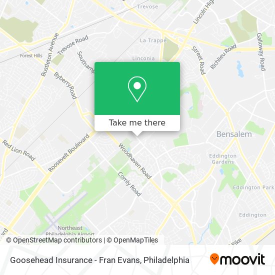 Goosehead Insurance - Fran Evans map