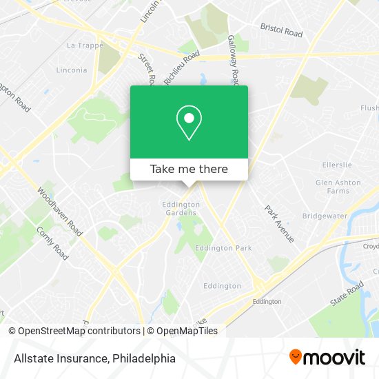 Allstate Insurance map