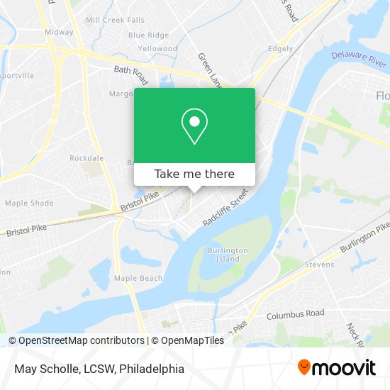 Mapa de May Scholle, LCSW