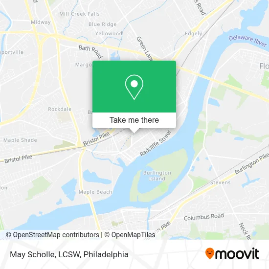 May Scholle, LCSW map