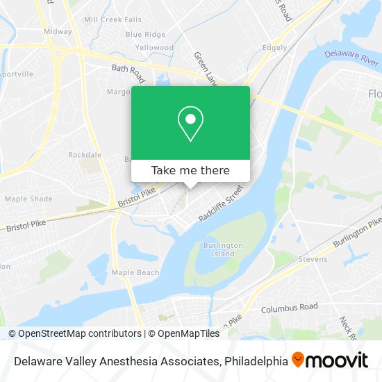 Mapa de Delaware Valley Anesthesia Associates