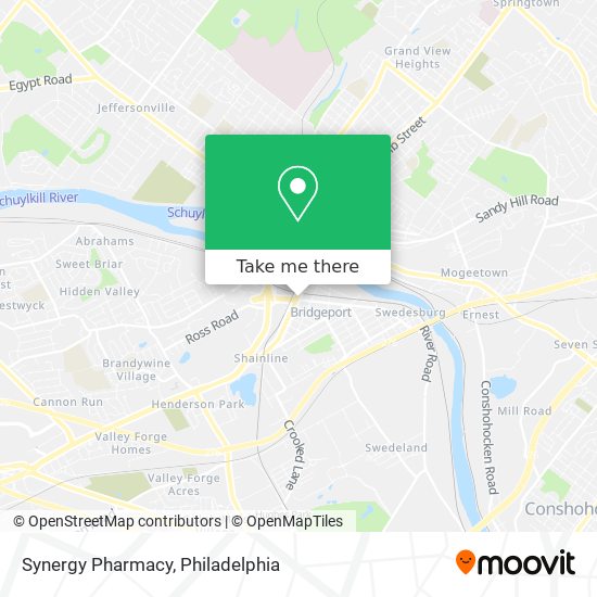 Synergy Pharmacy map