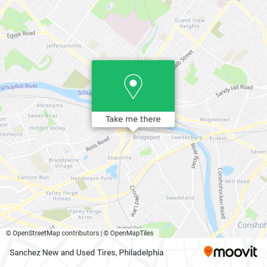 Sanchez New and Used Tires map