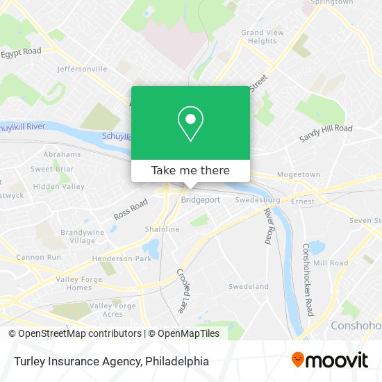 Mapa de Turley Insurance Agency