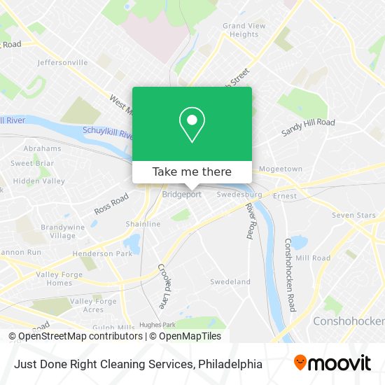 Just Done Right Cleaning Services map