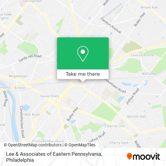 Mapa de Lee & Associates of Eastern Pennsylvania