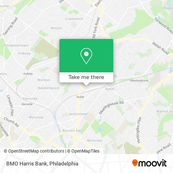 BMO Harris Bank map