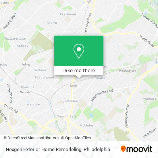 Nexgen Exterior Home Remodeling map