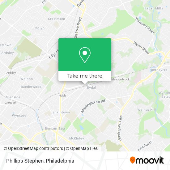 Mapa de Phillips Stephen