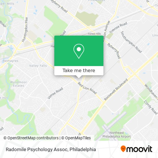 Radomile Psychology Assoc map