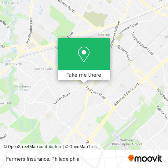 Farmers Insurance map