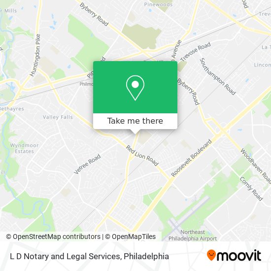 L D Notary and Legal Services map