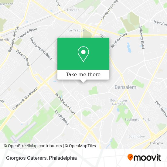 Giorgios Caterers map