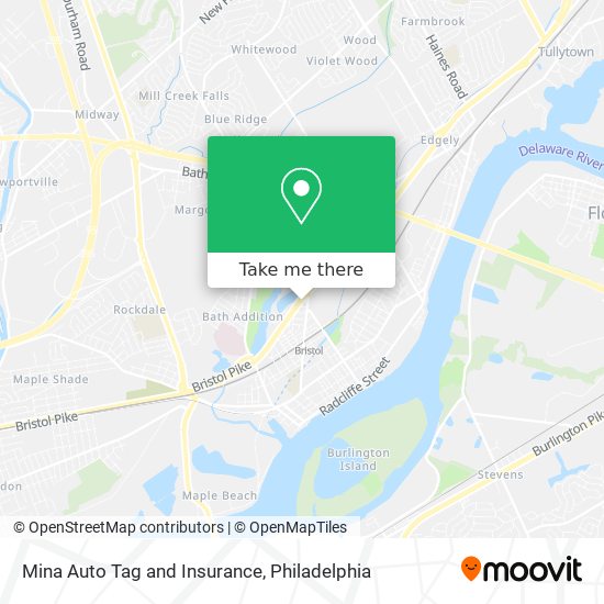 Mapa de Mina Auto Tag and Insurance