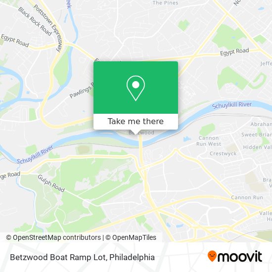 Mapa de Betzwood Boat Ramp Lot