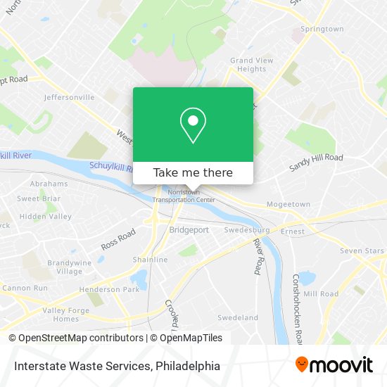 Mapa de Interstate Waste Services