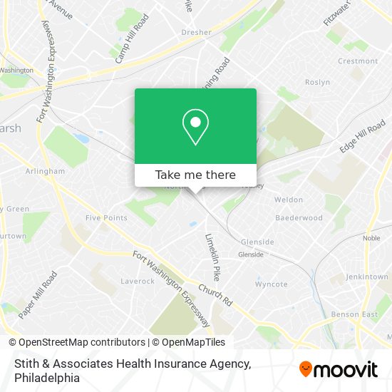 Mapa de Stith & Associates Health Insurance Agency