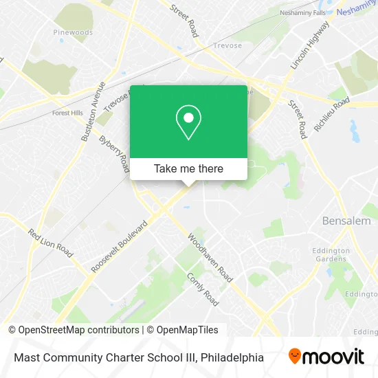 Mast Community Charter School III map