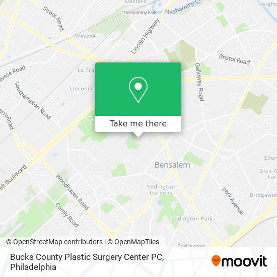 Mapa de Bucks County Plastic Surgery Center PC