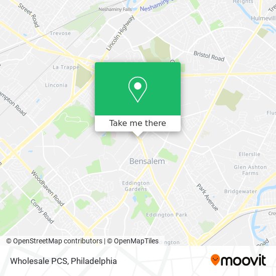 Wholesale PCS map