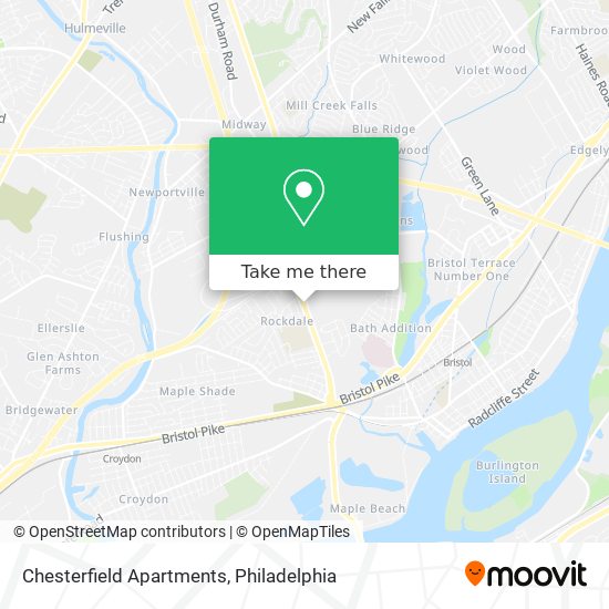 Chesterfield Apartments map