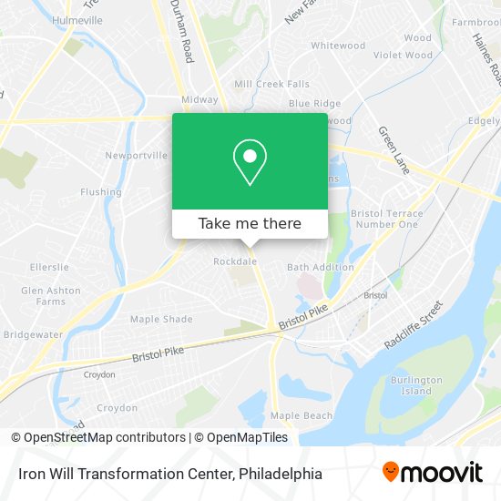 Iron Will Transformation Center map