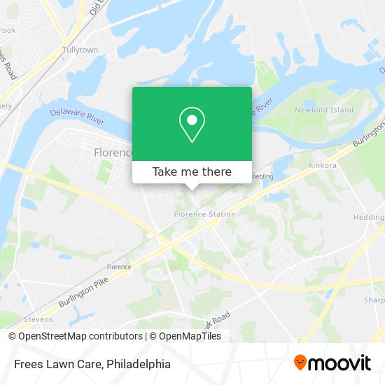 Frees Lawn Care map