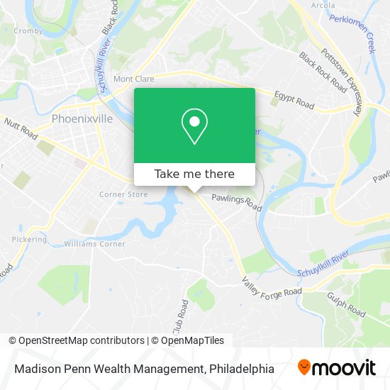 Madison Penn Wealth Management map