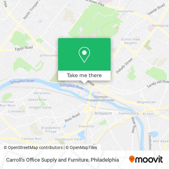 Carroll's Office Supply and Furniture map