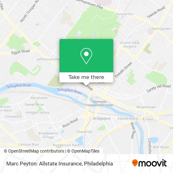 Marc Peyton: Allstate Insurance map