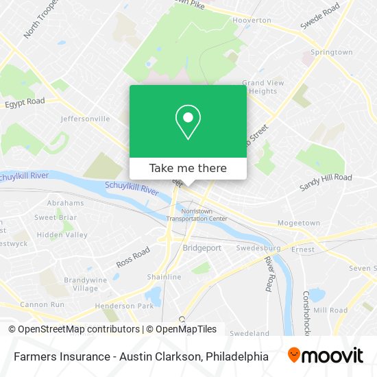 Farmers Insurance - Austin Clarkson map