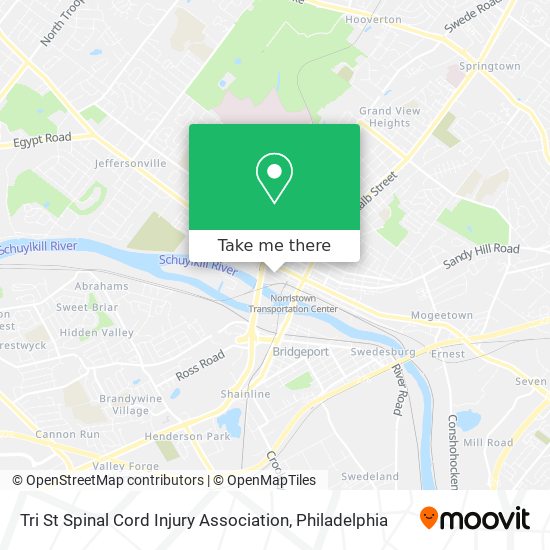 Tri St Spinal Cord Injury Association map