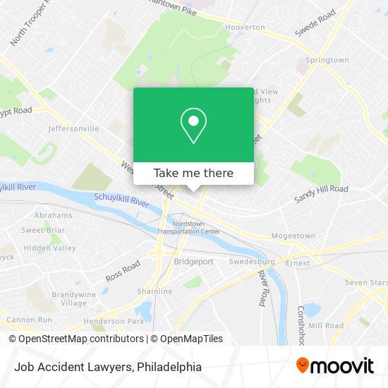 Job Accident Lawyers map