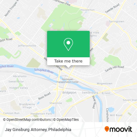 Jay Ginsburg Attorney map