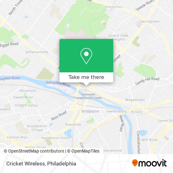 Cricket Wireless map