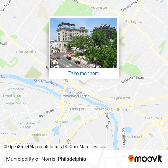 Mapa de Municipality of Norris