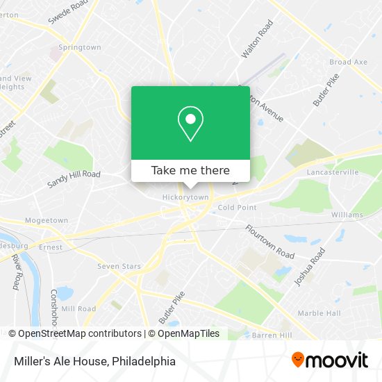 Miller's Ale House map