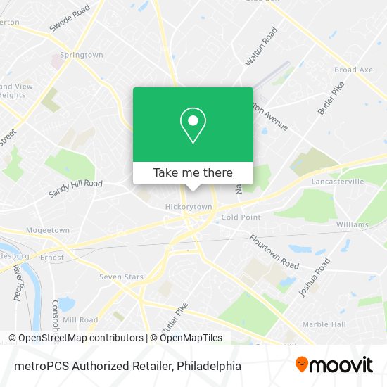 metroPCS Authorized Retailer map