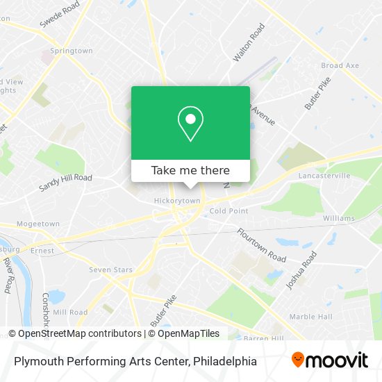 Mapa de Plymouth Performing Arts Center