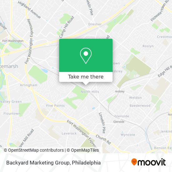 Backyard Marketing Group map