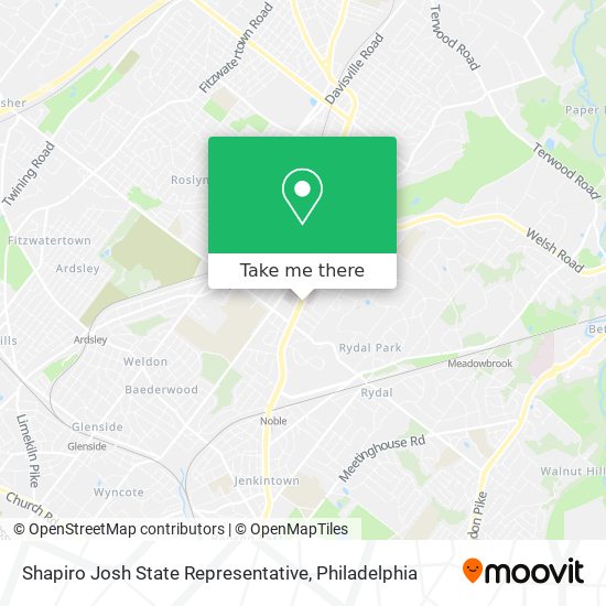 Mapa de Shapiro Josh State Representative