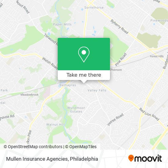 Mapa de Mullen Insurance Agencies