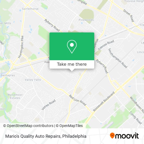 Mario's Quality Auto Repairs map