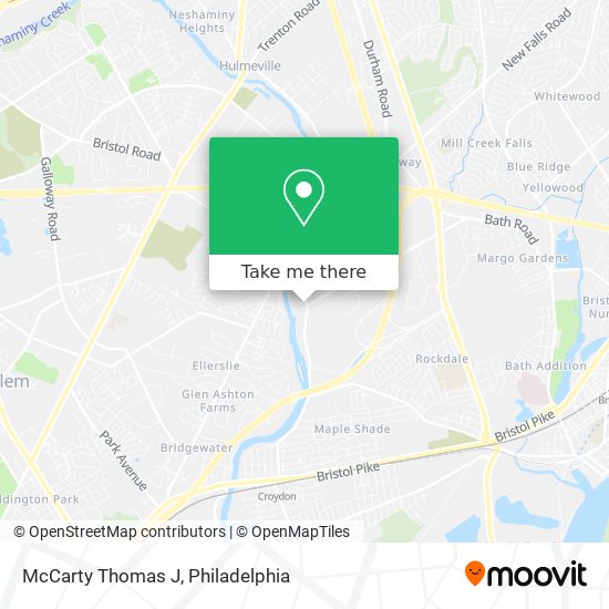 McCarty Thomas J map